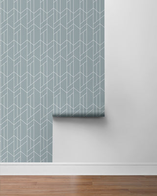 NW56802 geometric peel and stick wallpaper roll from NextWall