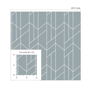 NW56802 geometric peel and stick wallpaper scale from NextWall