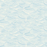 Bayside Waves Coastal Peel and Stick Removable Wallpaper