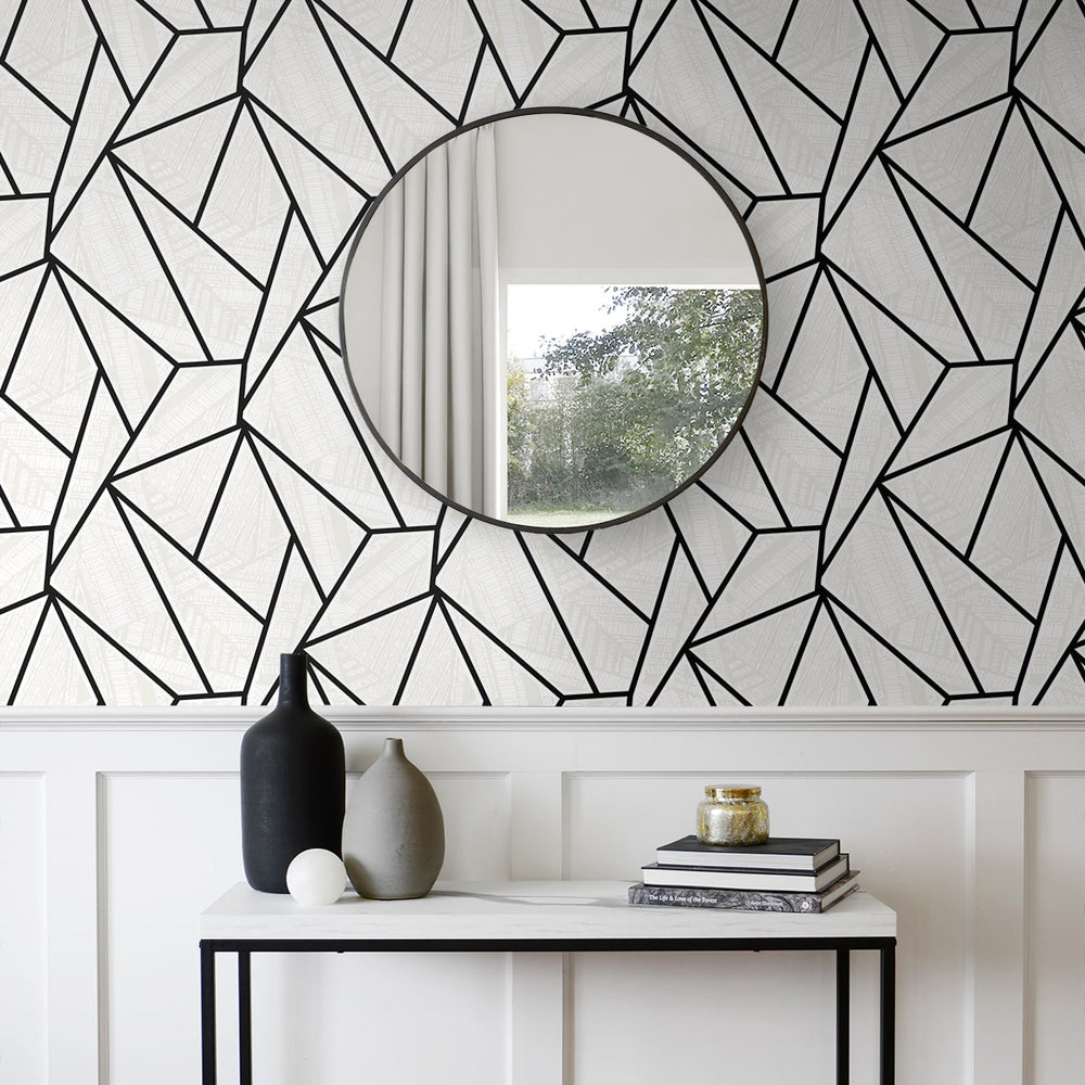 
                  
                    NW57300 geometric peel and stick wallpaper decor from NextWall
                  
                