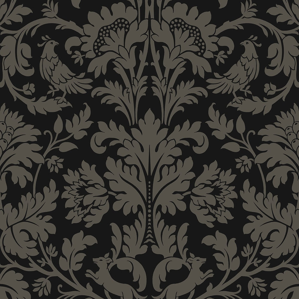 NW57710 vintage damask peel and stick wallpaper from NextWall