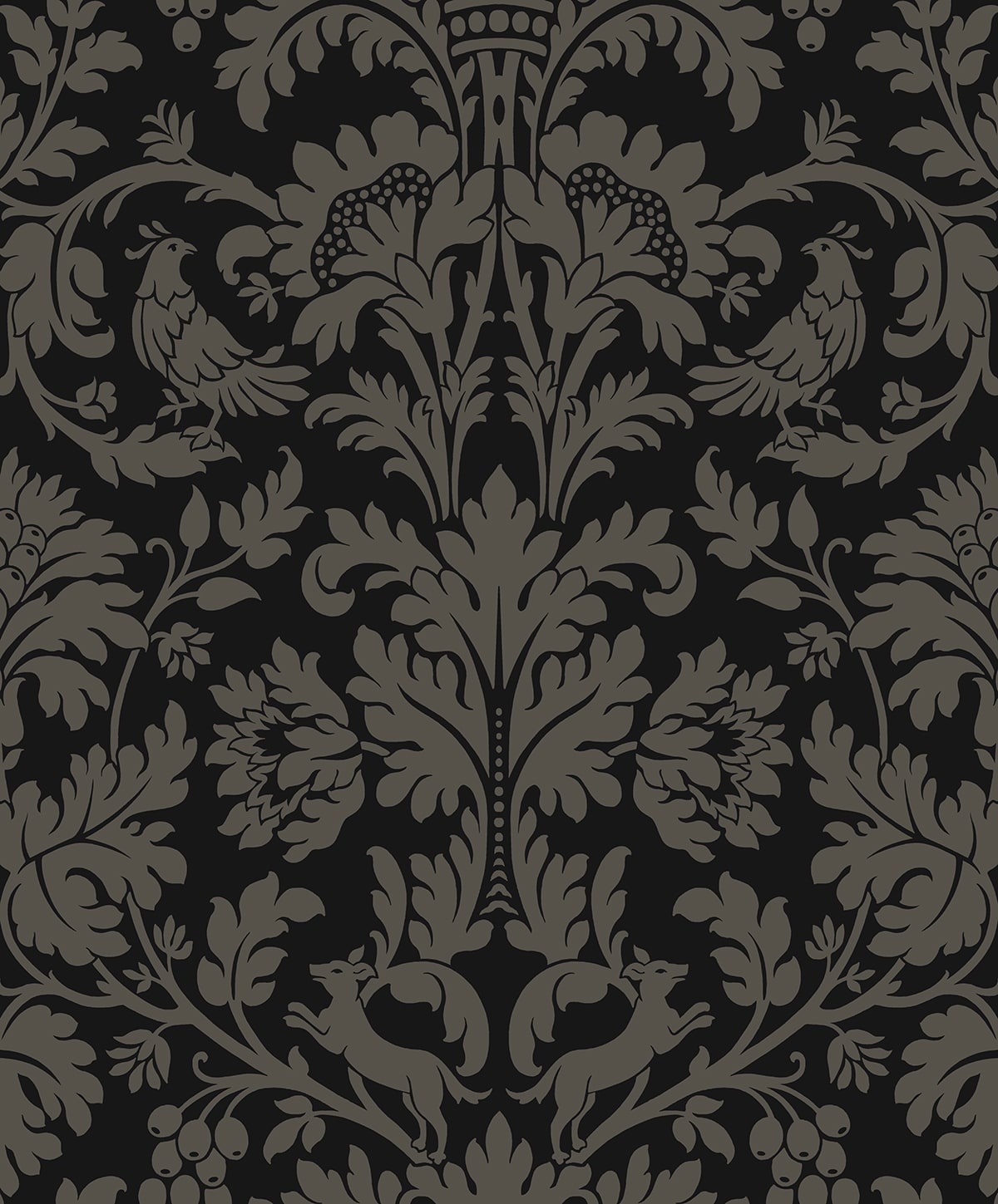 NW57710 vintage damask peel and stick wallpaper from NextWall