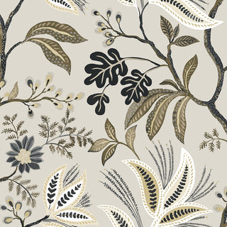 NW57908 Forest Flourish botanical peel and stick wallpaper from NextWall