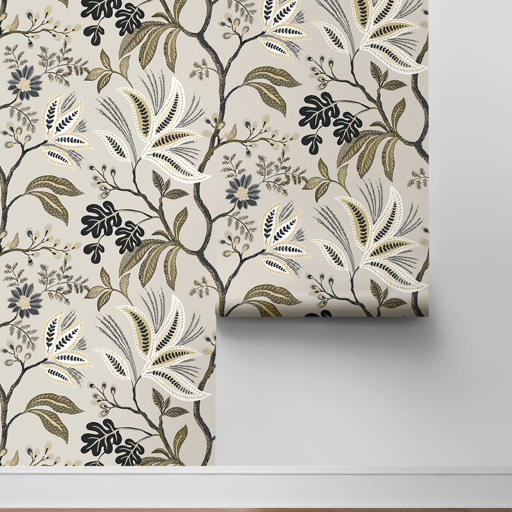 
                  
                    NW57908 Forest Flourish botanical peel and stick wallpaper roll from NextWall
                  
                