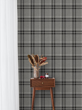 NW58200 plaid peel and stick wallpaper decor from NextWall