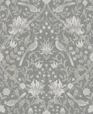 NW58308 vintage bird floral peel and stick wallpaper from NextWall