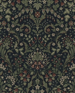 NW58402 filigree floral damask peel and stick wallpaper from NextWall