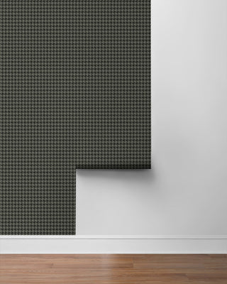 NW58610 houndstooth peel and stick wallpaper roll from NextWall