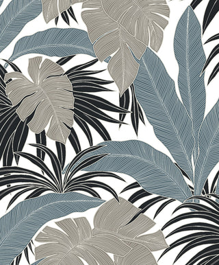 NW58708 tropical  leaf peel and stick wallpaper from NextWall