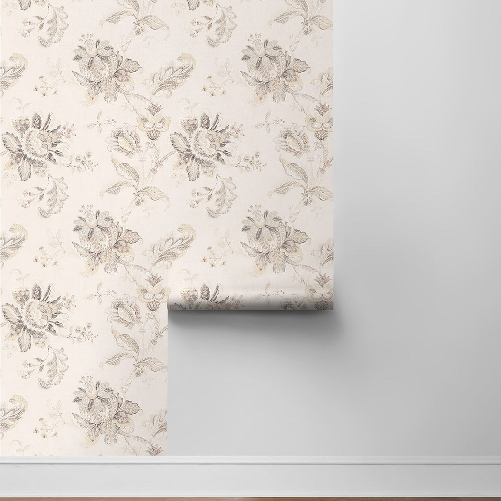 
                  
                    NW59105 vintage floral Jacobean peel and stick wallpaper roll from NextWall
                  
                