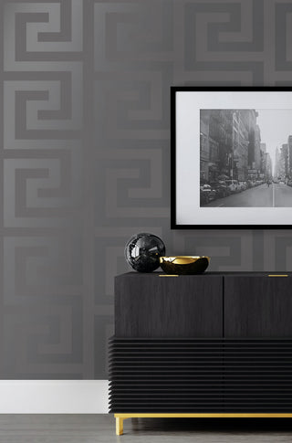 NW59408 greek key peel and stick wallpaper decor from NextWall