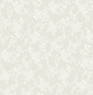 NW59610 neutral floral peel and stick wallpaper from NextWall