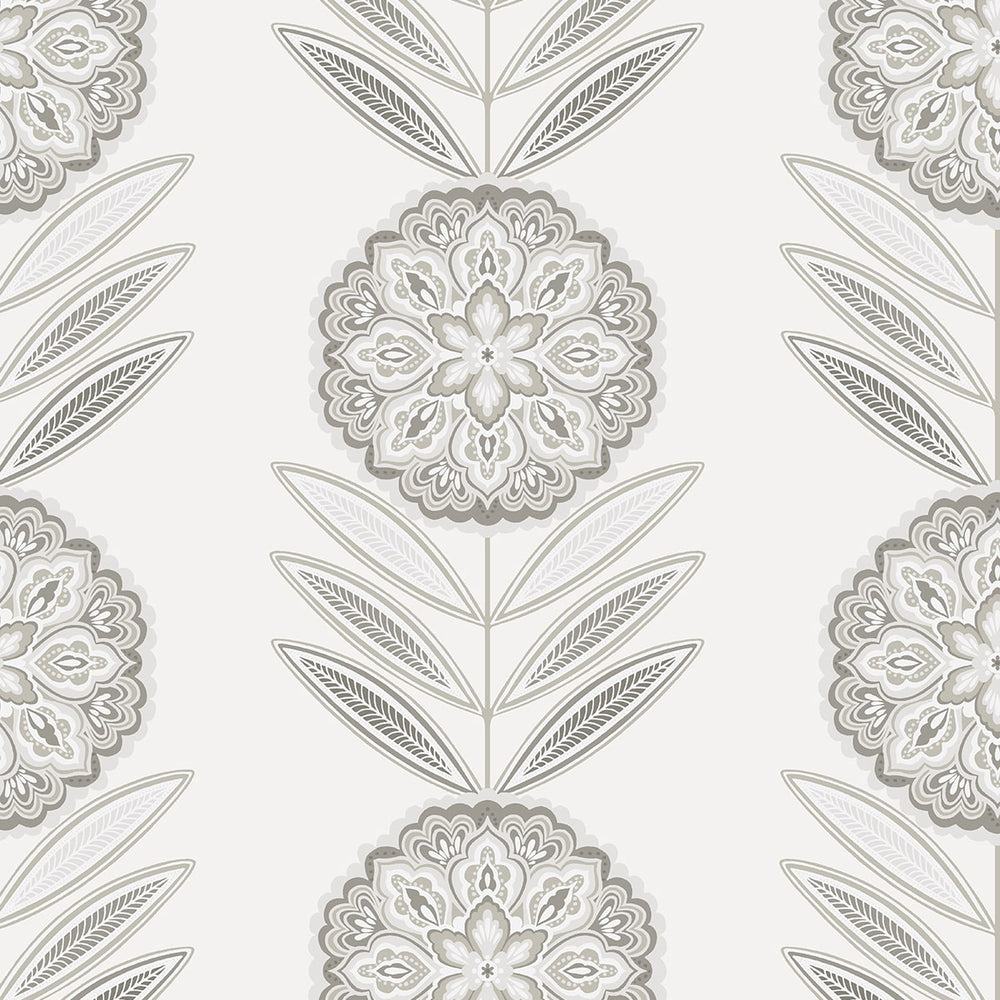 NW59900 folk floral peel and stick wallpaper from NextWall