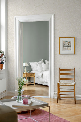 NW60000 floral peel and stick wallpaper entryway from NextWall