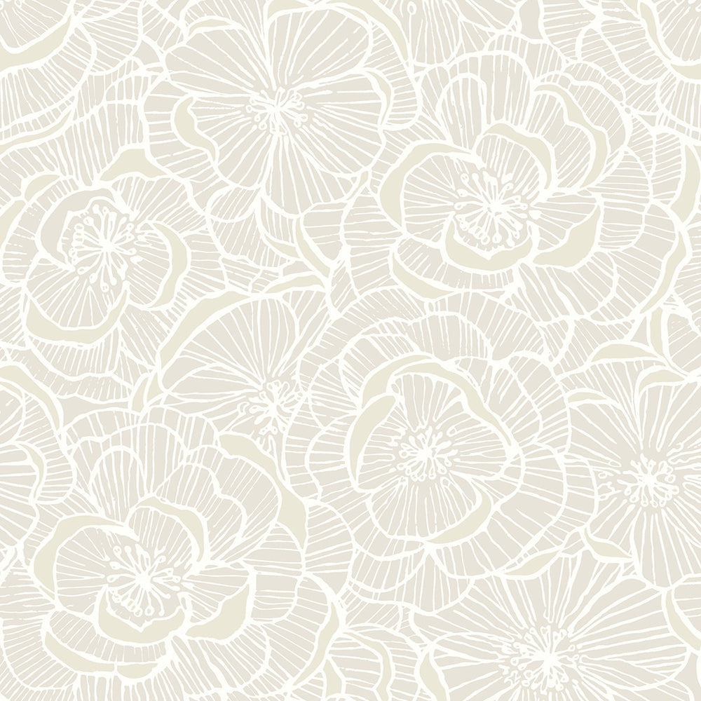 NW60000 floral peel and stick wallpaper from NextWall