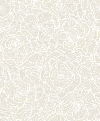 NW60000 floral peel and stick wallpaper from NextWall