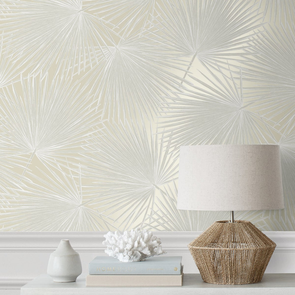
                  
                    NW60100 palm leaf peel and stick wallpaper coastal from NextWall
                  
                