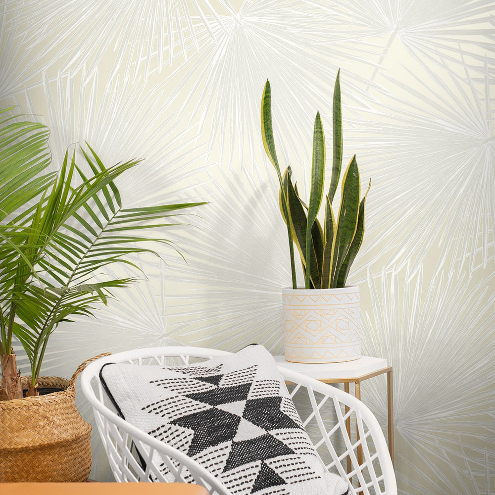 
                  
                    NW60100 palm leaf peel and stick wallpaper decor from NextWall
                  
                