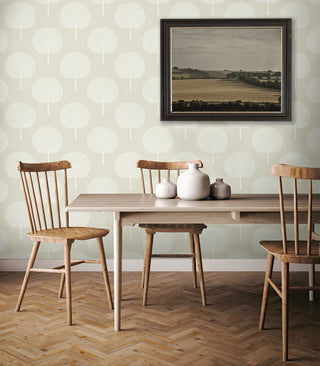 NW60300 tree peel and stick wallpaper dining room from NextWall