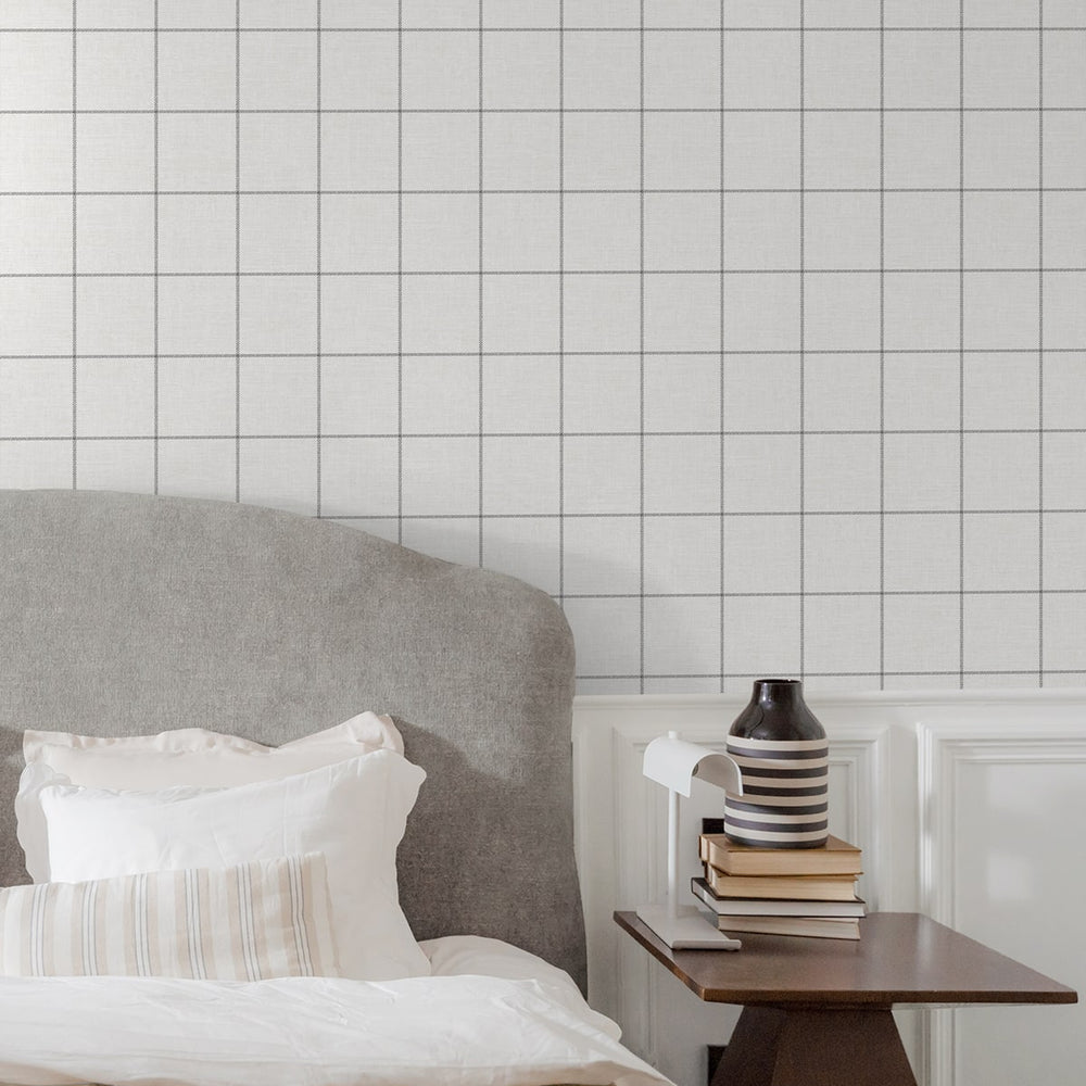 
                  
                    NW60600 check plaid peel and stick wallpaper bedroom from NextWall
                  
                