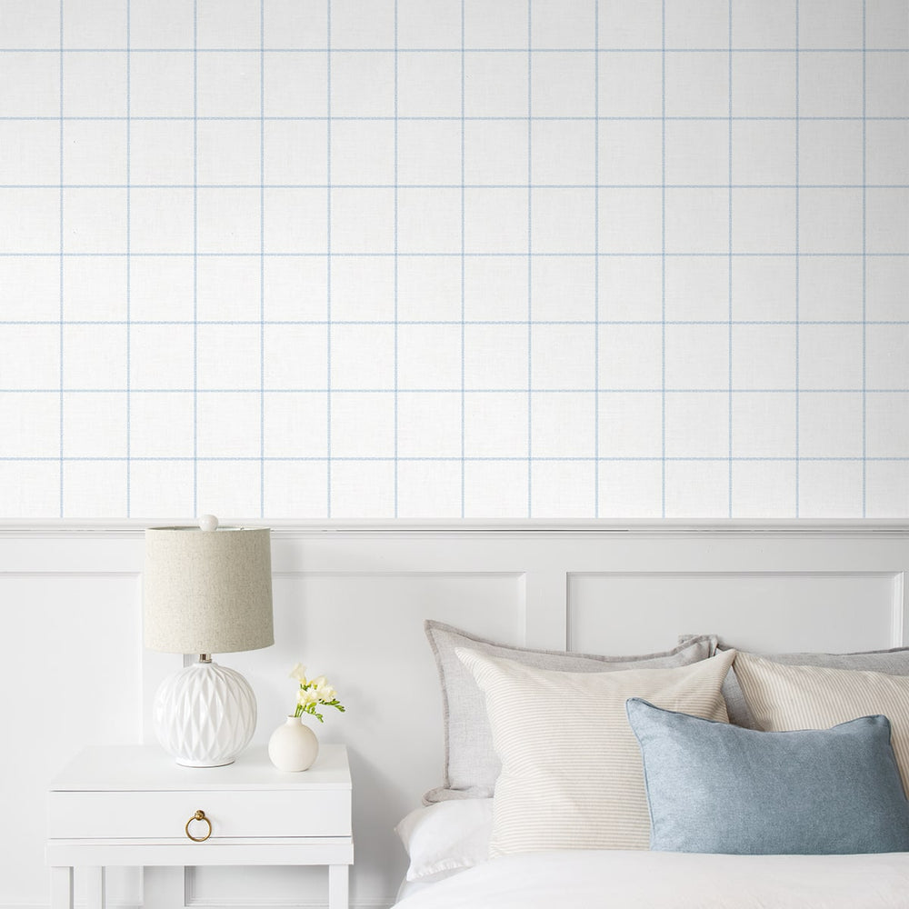 
                  
                    NW60602 check plaid peel and stick wallpaper bedroom from NextWall
                  
                