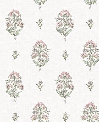 NW60701 floral spot premium nonwoven peel and stick wallpaper from NextWall