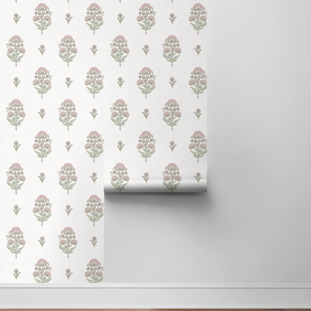 
                  
                    NW60701 floral spot premium nonwoven peel and stick wallpaper roll from NextWall
                  
                