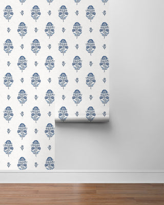 NW60702 floral spot premium nonwoven peel and stick wallpaper roll from NextWall