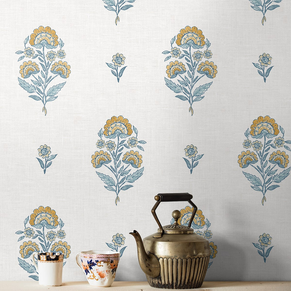 
                  
                    NW60703 floral spot premium nonwoven peel and stick wallpaper kitchen from NextWall
                  
                