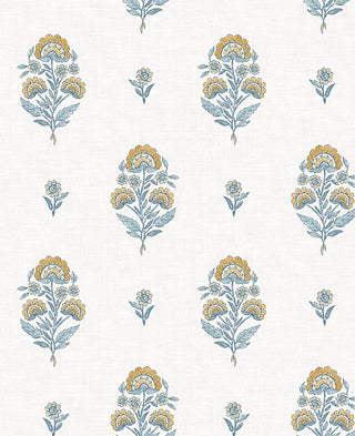 NW60703 floral spot premium nonwoven peel and stick wallpaper from NextWall