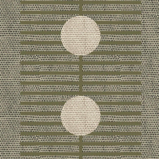 Mitchell Black Forbes Masters Nomalanga Geometric Wallpaper in shade Olive Linen at Say Decor