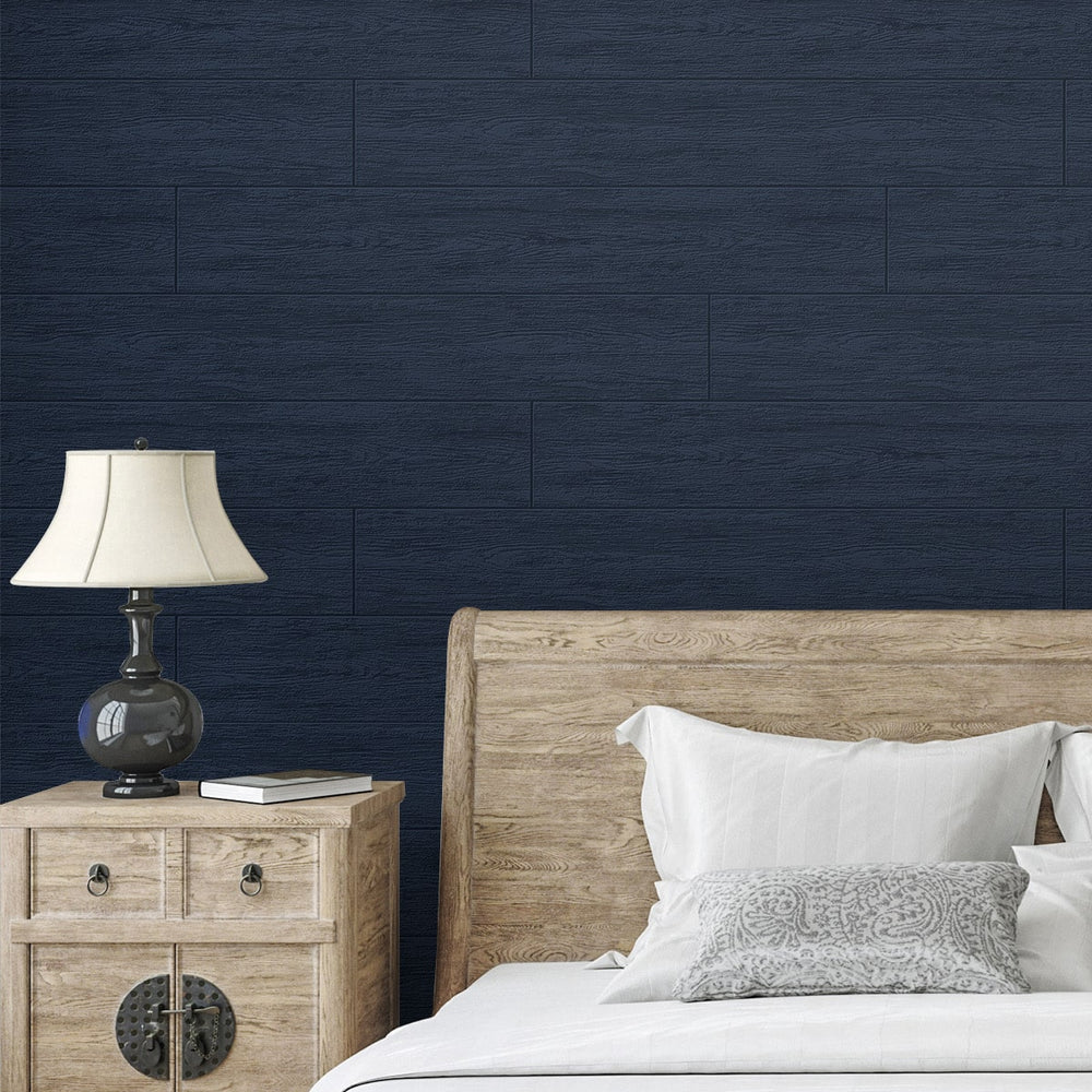 
                  
                    PP10000 shiplap peel and stick wallpaper bedroom from NextWall
                  
                