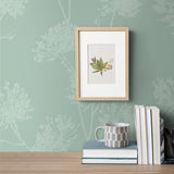 PP10300 floral paintable peel and stick wallpaper accent from NextWall