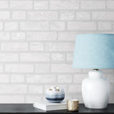 PP10400 faux brick paintable peel and stick wallpaper decor from NextWall