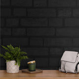 PP10400 faux brick paintable peel and stick wallpaper accent from NextWall