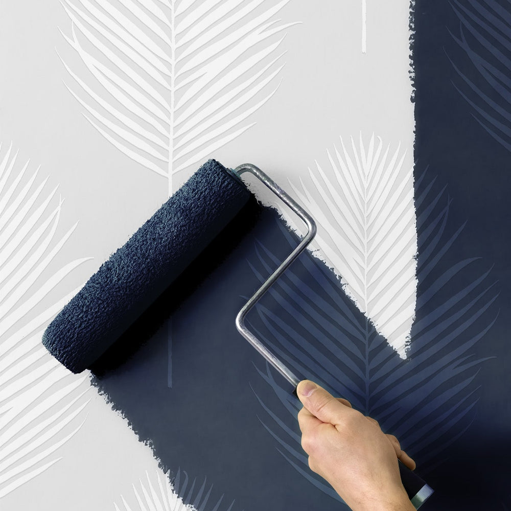 
                  
                    PP10600 palm leaf paintable peel and stick wallpaper paint from NextWall
                  
                