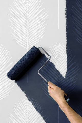 PP10600 palm leaf paintable peel and stick wallpaper paint from NextWall