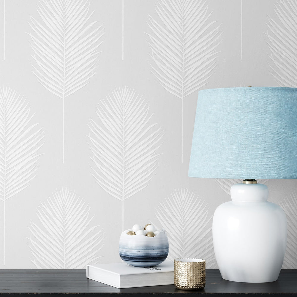 
                  
                    PP10600 palm leaf paintable peel and stick wallpaper decor from NextWall
                  
                