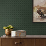 PP10700 wicker paintable peel and stick wallpaper accent from NextWall