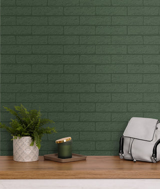 PP10800 faux brick paintable peel and stick wallpaper decor from NextWall