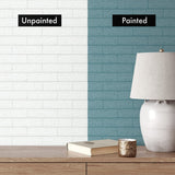 PP10800 faux brick paintable peel and stick wallpaper accent from NextWall