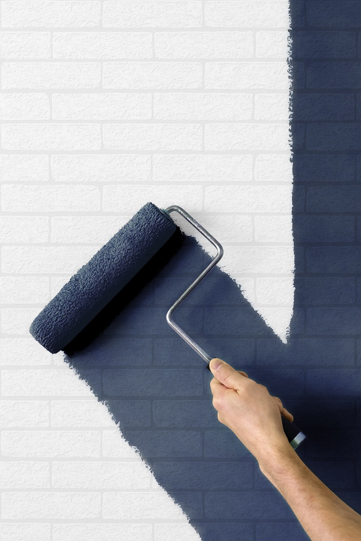 PP10900 faux brick paintable peel and stick wallpaper paint from NextWall