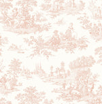 Toile prepasted wallpaper PR10601 from Seabrook Designs