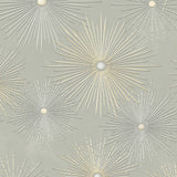 PR11005 starburst geometric mid century prepasted wallpaper from Seabrook Designs