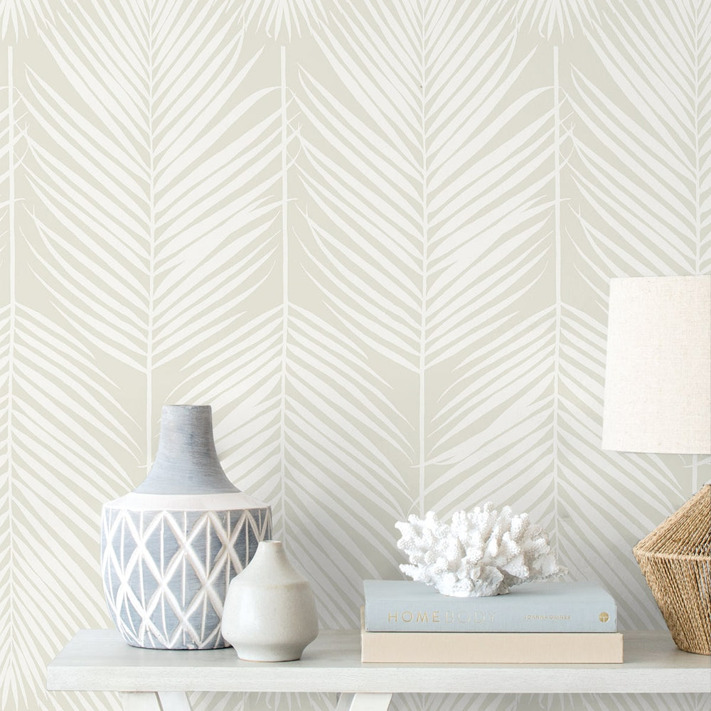 
                  
                    PR11405 palm leaf prepasted wallpaper decor from Seabrook Designs
                  
                