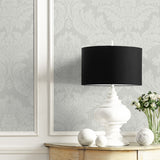 PR12408 damask prepasted wallpaper decor from Seabrook Designs