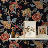 Lana Jacobean Floral Prepasted Wallpaper