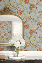 Lana Jacobean Floral Prepasted Wallpaper