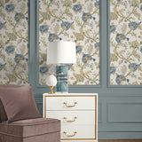 Lana Jacobean Floral Prepasted Wallpaper