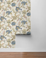 Lana Jacobean Floral Prepasted Wallpaper